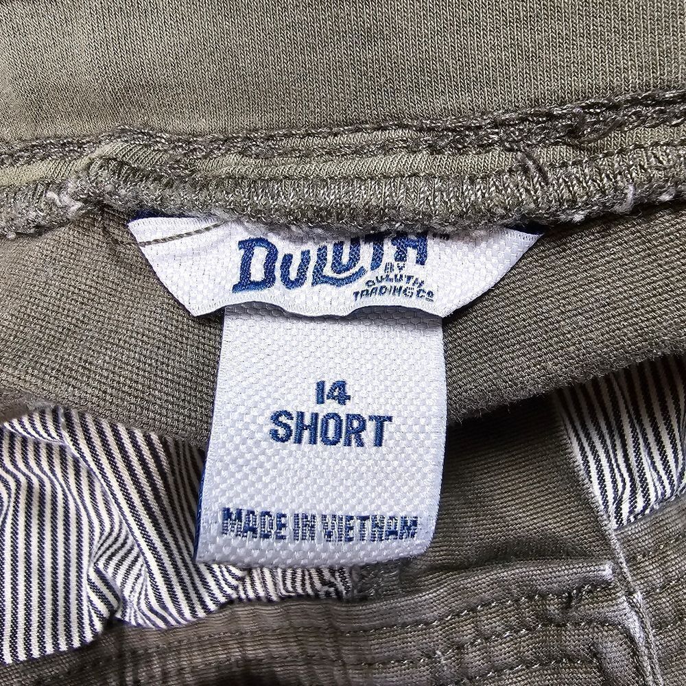 Duluth Green Cargo Pants With‎ Comfort Waistband Women's Size 14 - Picture 3 of 13
